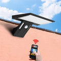 Solar Powered LED Wall Light with Motion Detector & Remote Control
