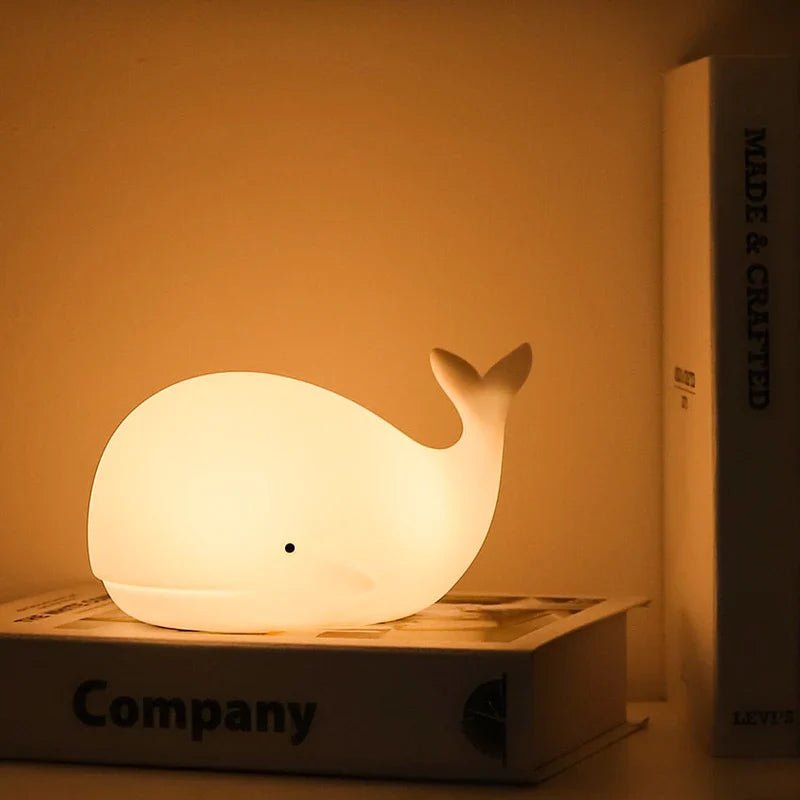 Wall Night Lamp with Color-Shifting LED – Touch Sensor, USB Powered